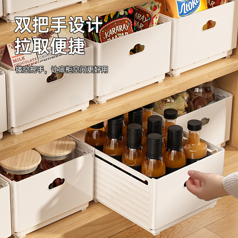 Commercial Kitchen Organiser - New Retractable Drawer Organizer Length Adjustable