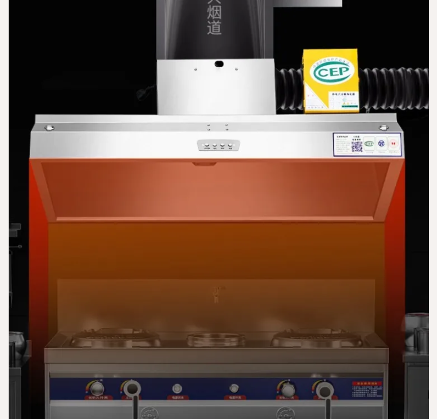 Commercial Kitchen Vent Hood - 220V Commercial Range Hood Kitchen Exhaust