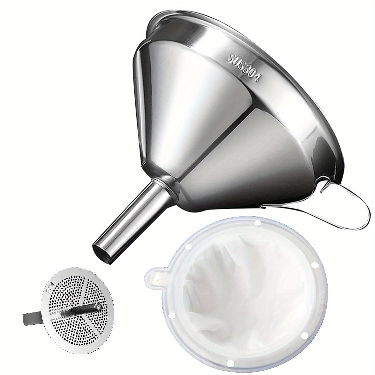 Commercial Kitchen Equipment List - 3 pcs/pack Funnel for filling bottles,