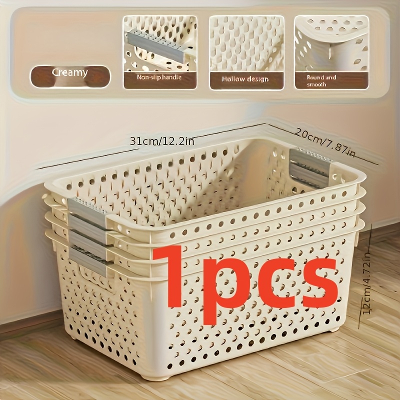 Commercial Kitchen Organiser - Large-capacity plastic storage box with an
