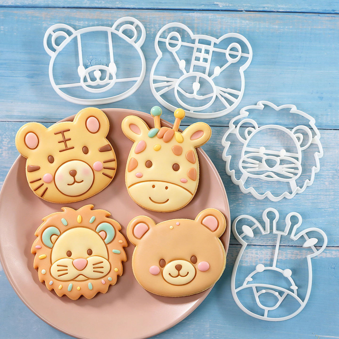 Commercial Kitchen Equipment List - 4 Pcs Animal Cookie Cutters Set
