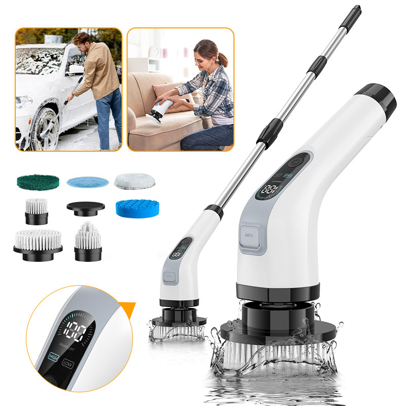 Commercial Kitchen Cleaning - Electric Cleaning Brush Cordless Handheld Shower