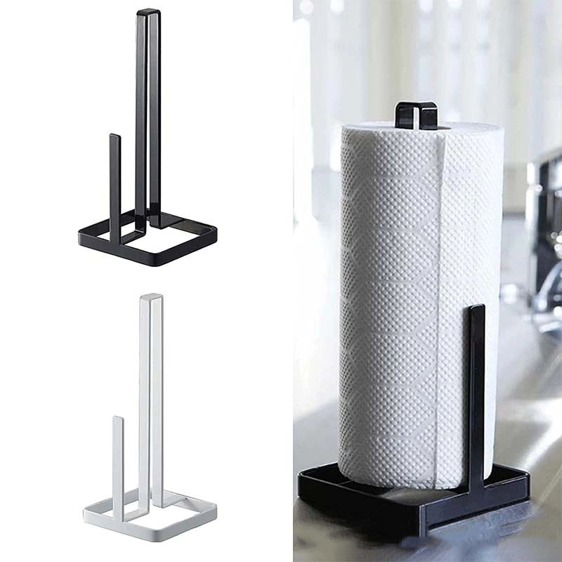 Commercial Kitchen Towels - Kitchen Metal Roll Paper Holder Portable