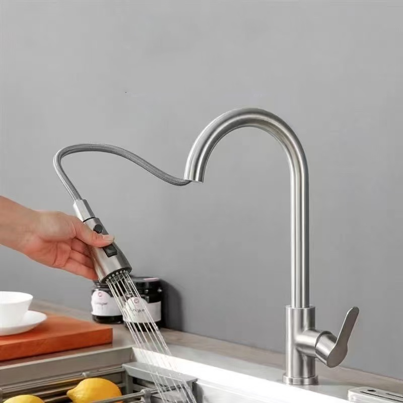 Kitchen Faucet Pull Out Brushe - Commercial Kitchen Faucet ulasan dan harga