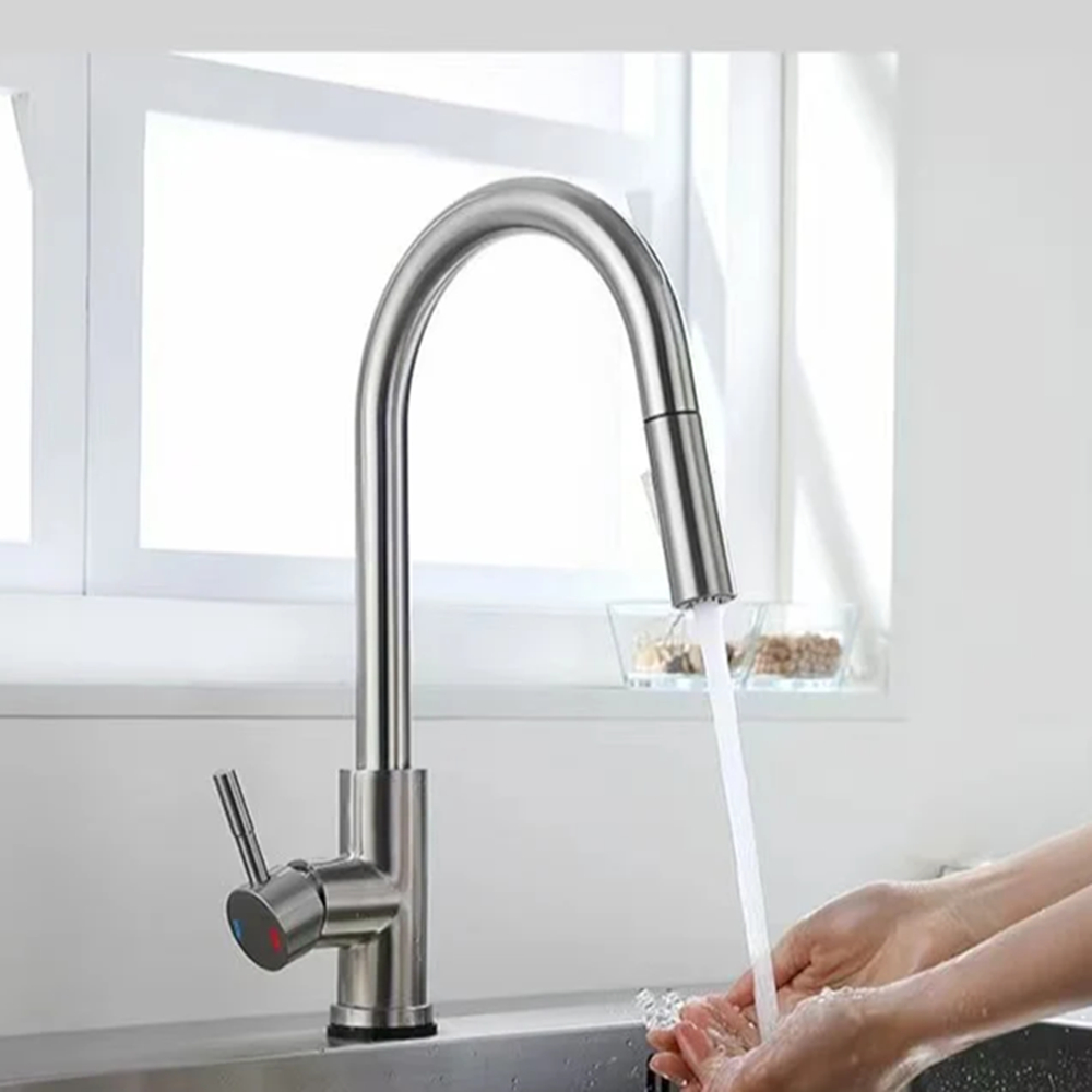Kitchen Faucet Pull Out Brushe - Commercial Kitchen Faucet ulasan dan harga