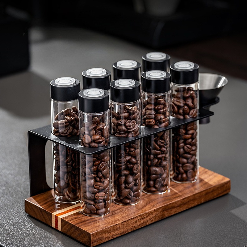 JUSTINLAU Glass Coffee Bean St - Commercial Kitchen Organiser ulasan dan harga