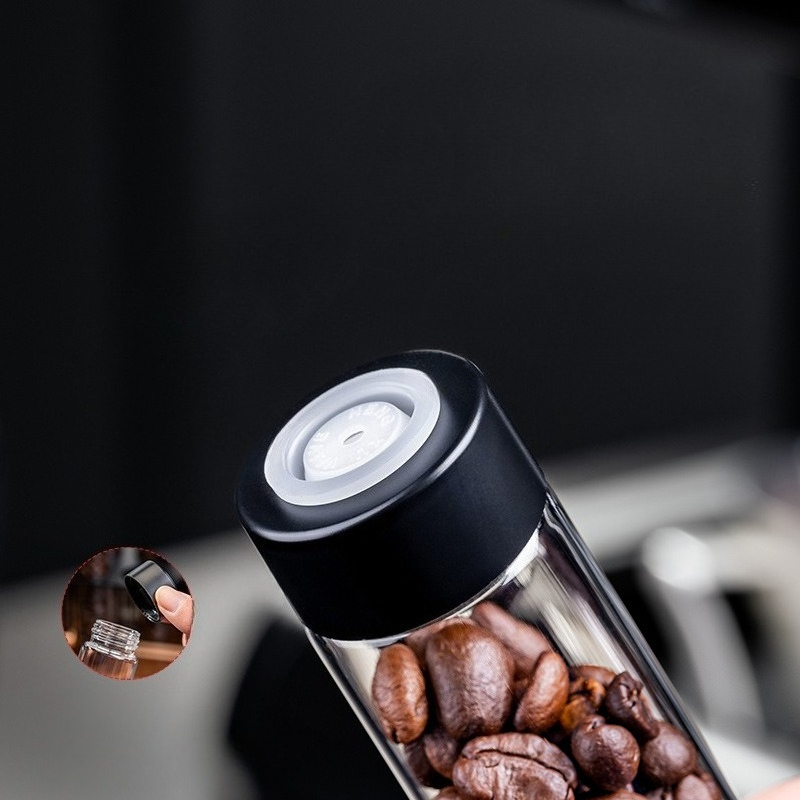 JUSTINLAU Glass Coffee Bean St - Commercial Kitchen Organiser ulasan dan harga