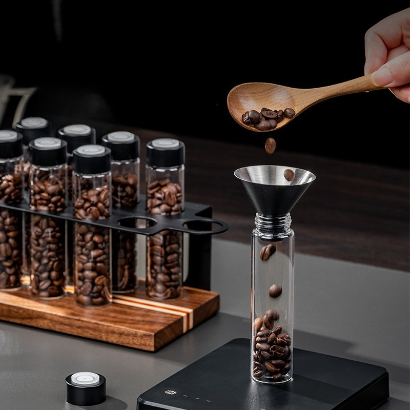 JUSTINLAU Glass Coffee Bean St - Commercial Kitchen Organiser ulasan dan harga
