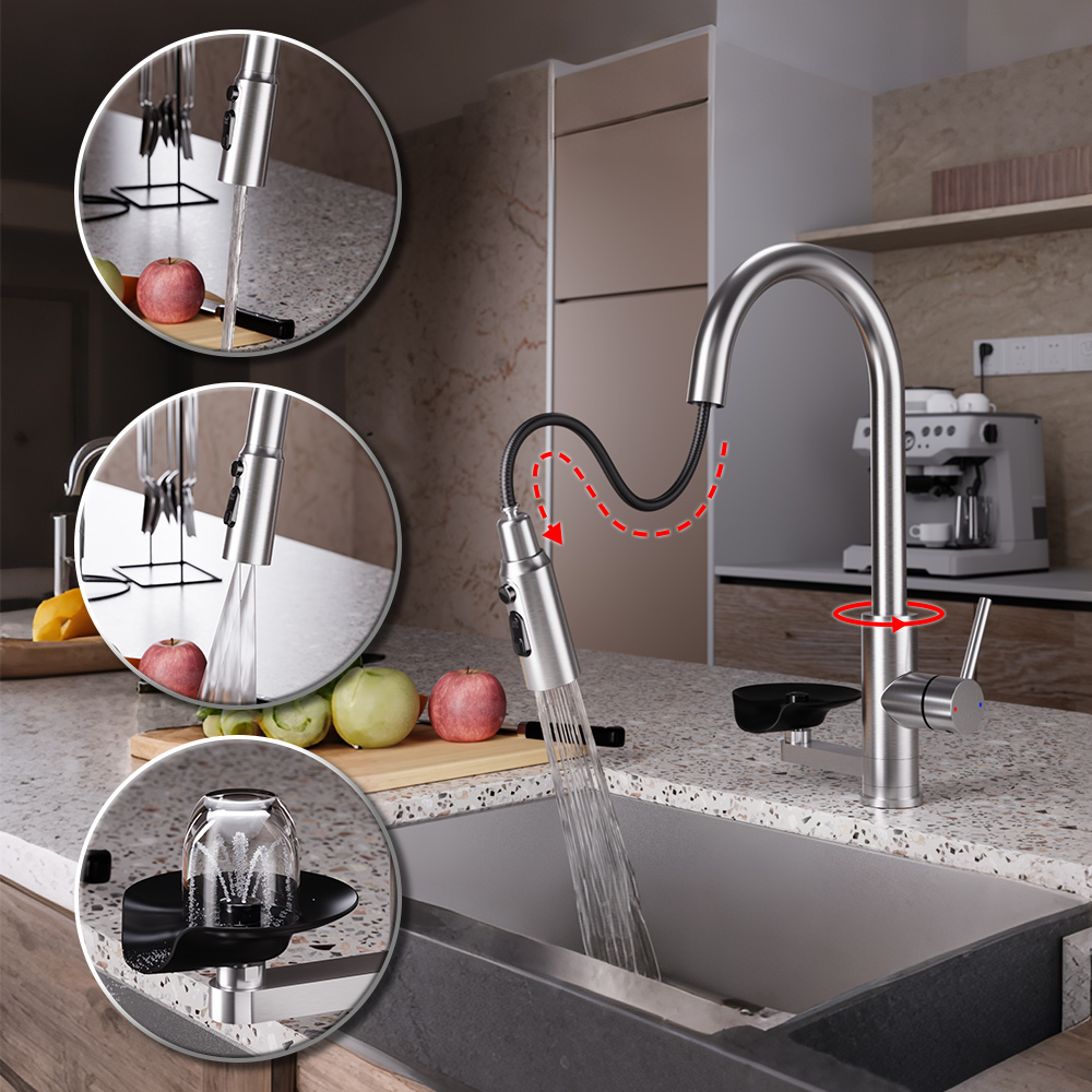 Modern High End Kitchen Sink F - Commercial Kitchen Faucet ulasan dan harga