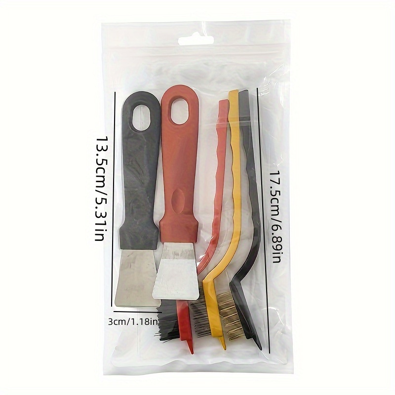 5-Piece Kitchen Cleaning Brush - Commercial Kitchen Vent Hood ulasan dan harga