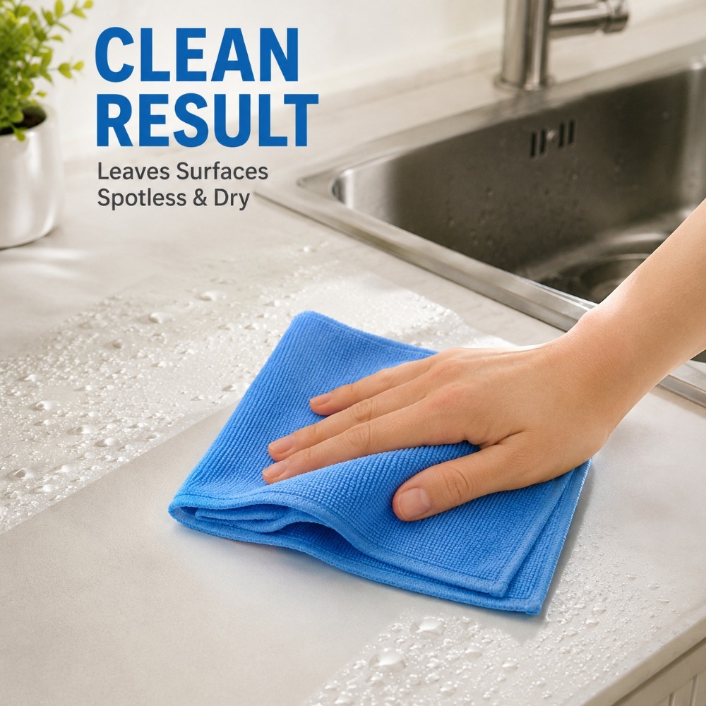 Microfiber Cleaning Cloth Abso - Commercial Kitchen Towels ulasan dan harga