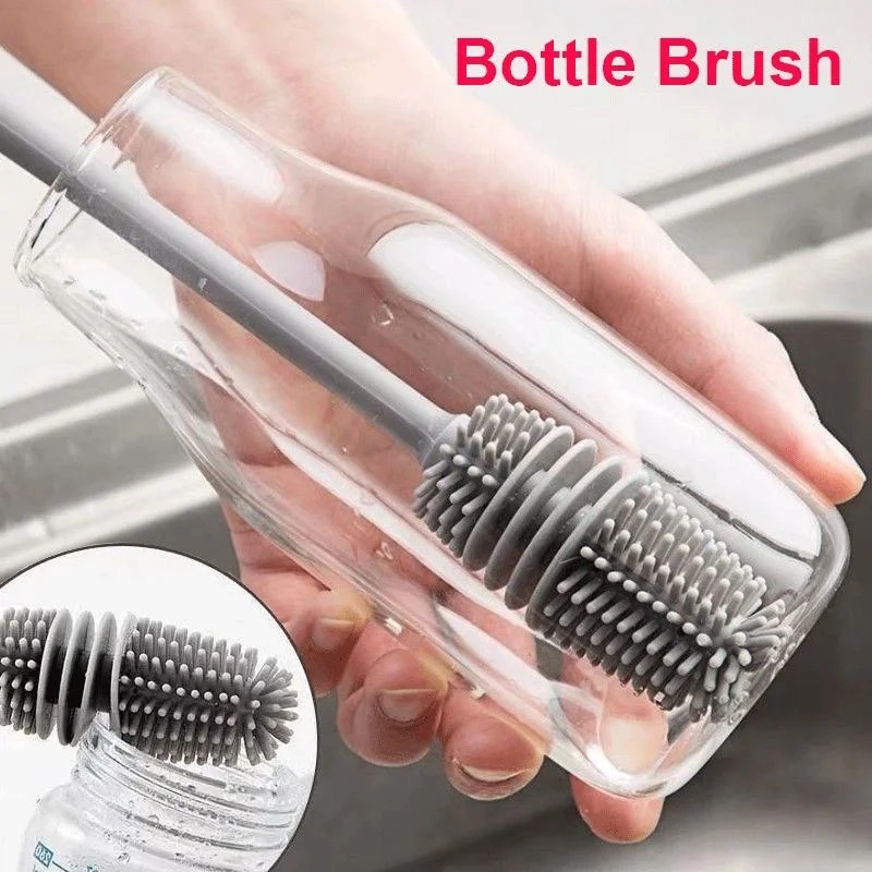 Silicone Milk Bottle Brush Cup - Commercial Kitchen Cleaning ulasan dan harga