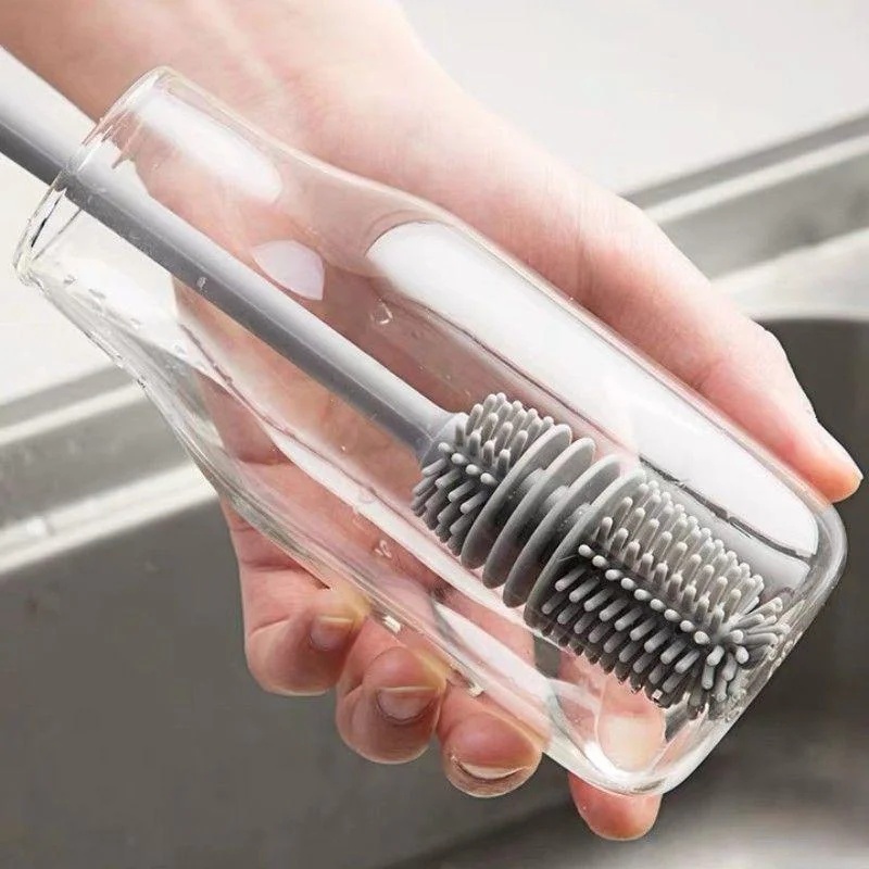 Silicone Milk Bottle Brush Cup - Commercial Kitchen Cleaning ulasan dan harga