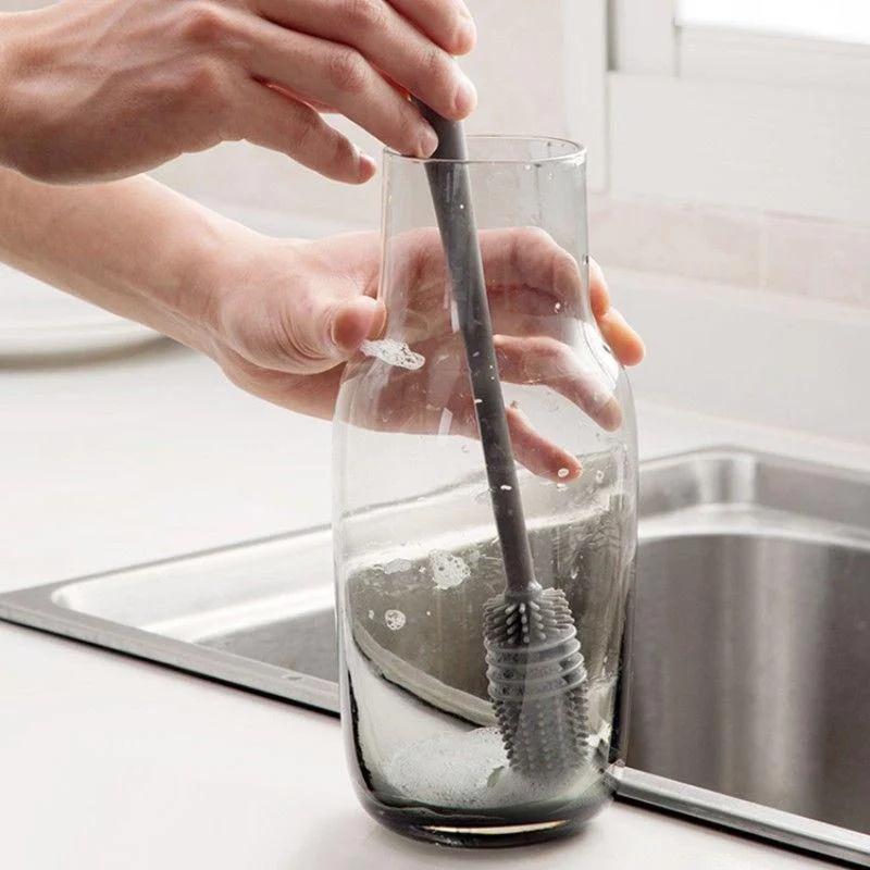 Silicone Milk Bottle Brush Cup - Commercial Kitchen Cleaning ulasan dan harga