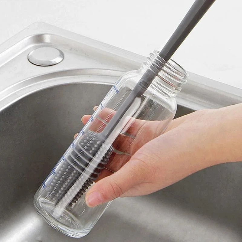Silicone Milk Bottle Brush Cup - Commercial Kitchen Cleaning ulasan dan harga