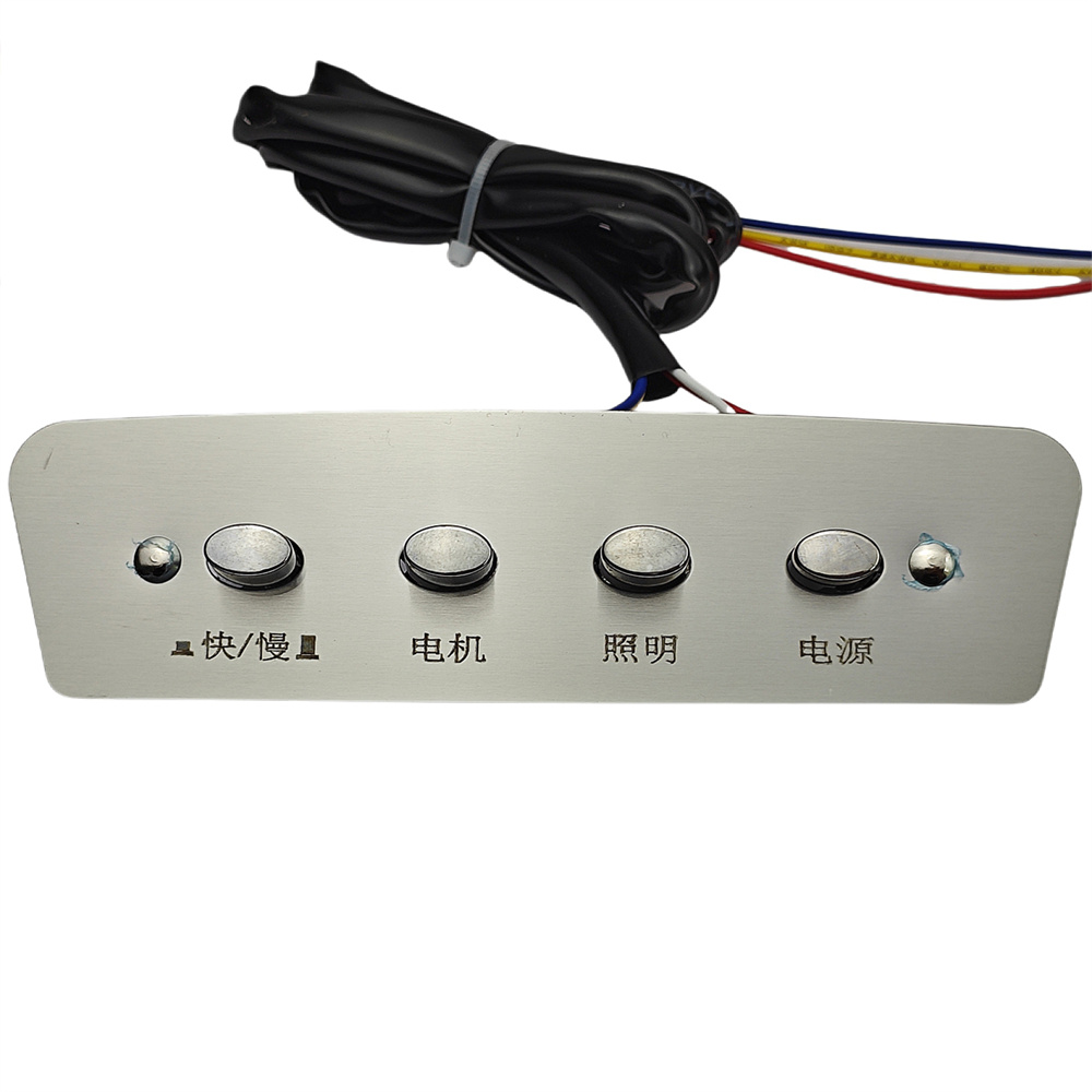 1pc 4-key Push Button Switch C - Commercial Kitchen Range Hood ulasan dan harga