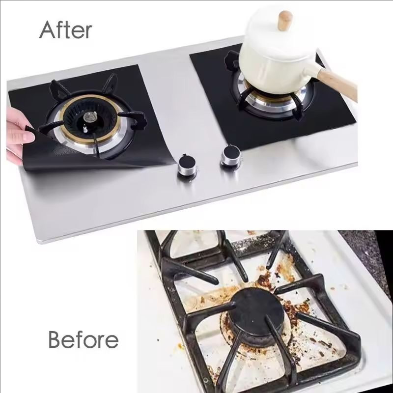 2/4/8Pcs Gas Stove Protector C - Commercial Kitchen Vent Hood ulasan dan harga