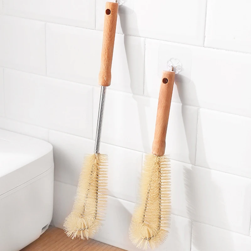 Long Wooden Handle Bottle Brus - Commercial Kitchen Cleaning ulasan dan harga