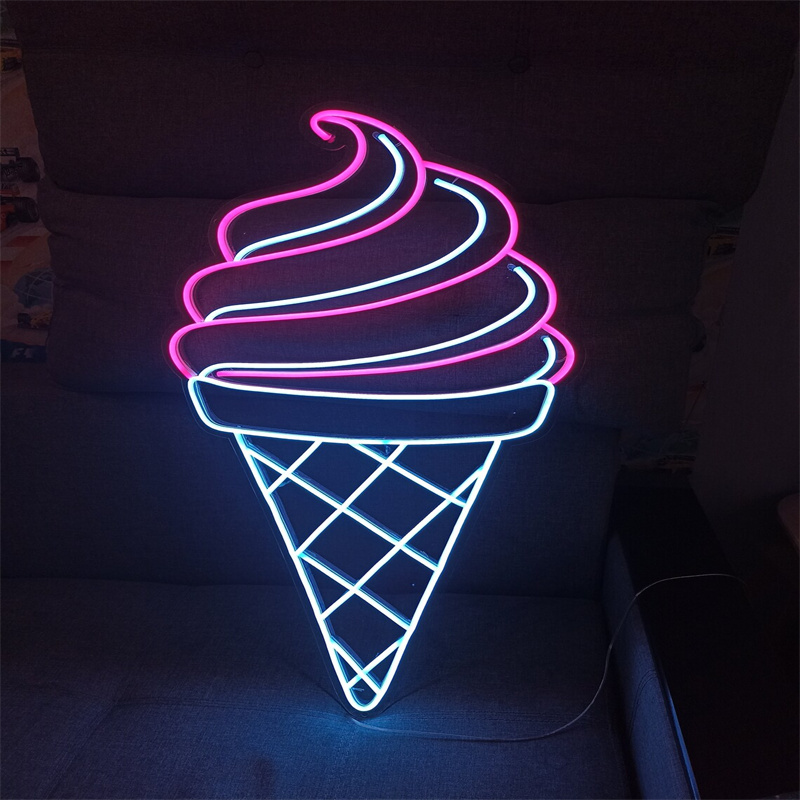 Ice Cream LED Neon Light | Wal - Commercial Kitchen Walls ulasan dan harga