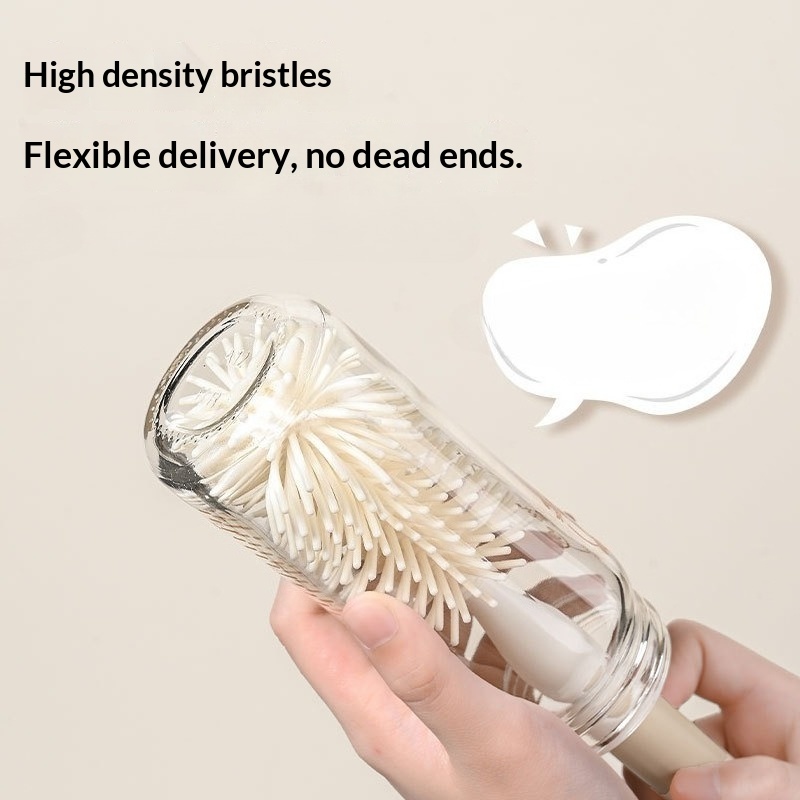 3Pcs Silicone Bottle Brush Set - Commercial Kitchen Cleaning ulasan dan harga