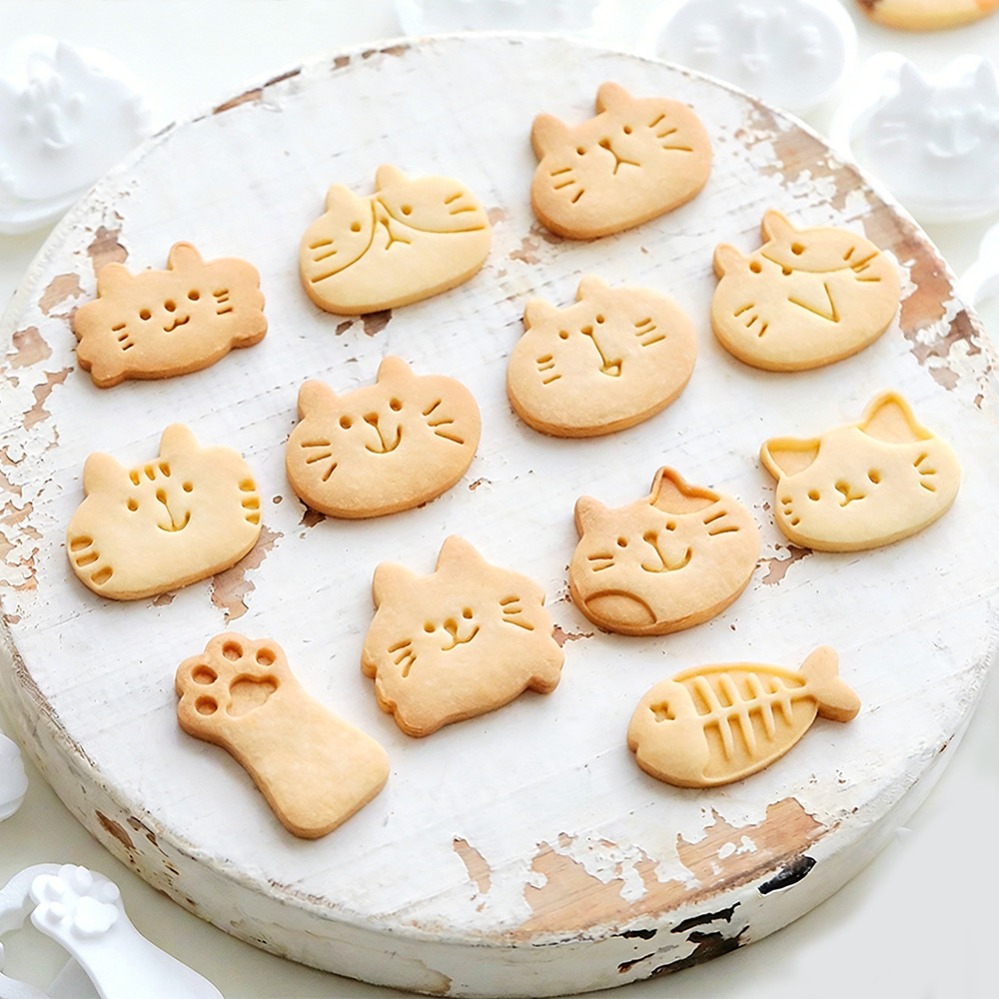 Cute Kitten DIY Stamp Cookie C - Commercial Kitchen Equipment List ulasan dan harga