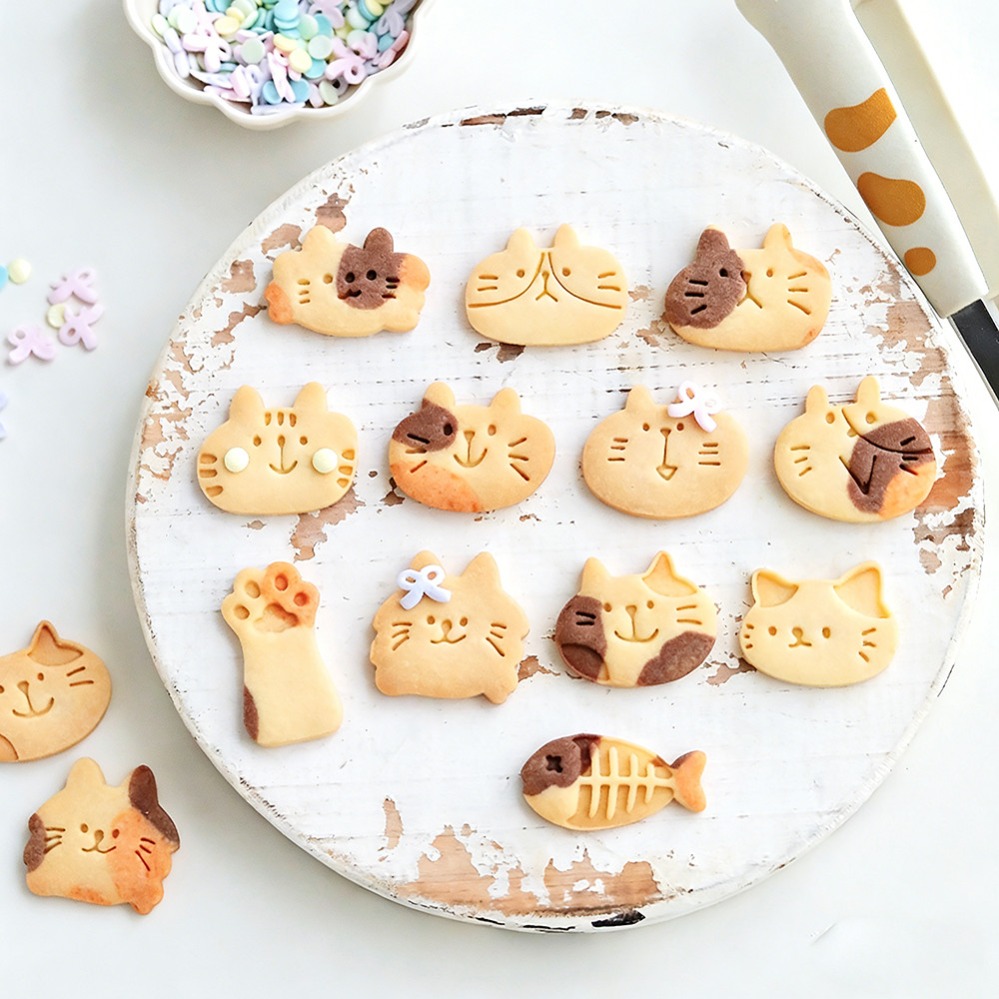 Cute Kitten DIY Stamp Cookie C - Commercial Kitchen Equipment List ulasan dan harga