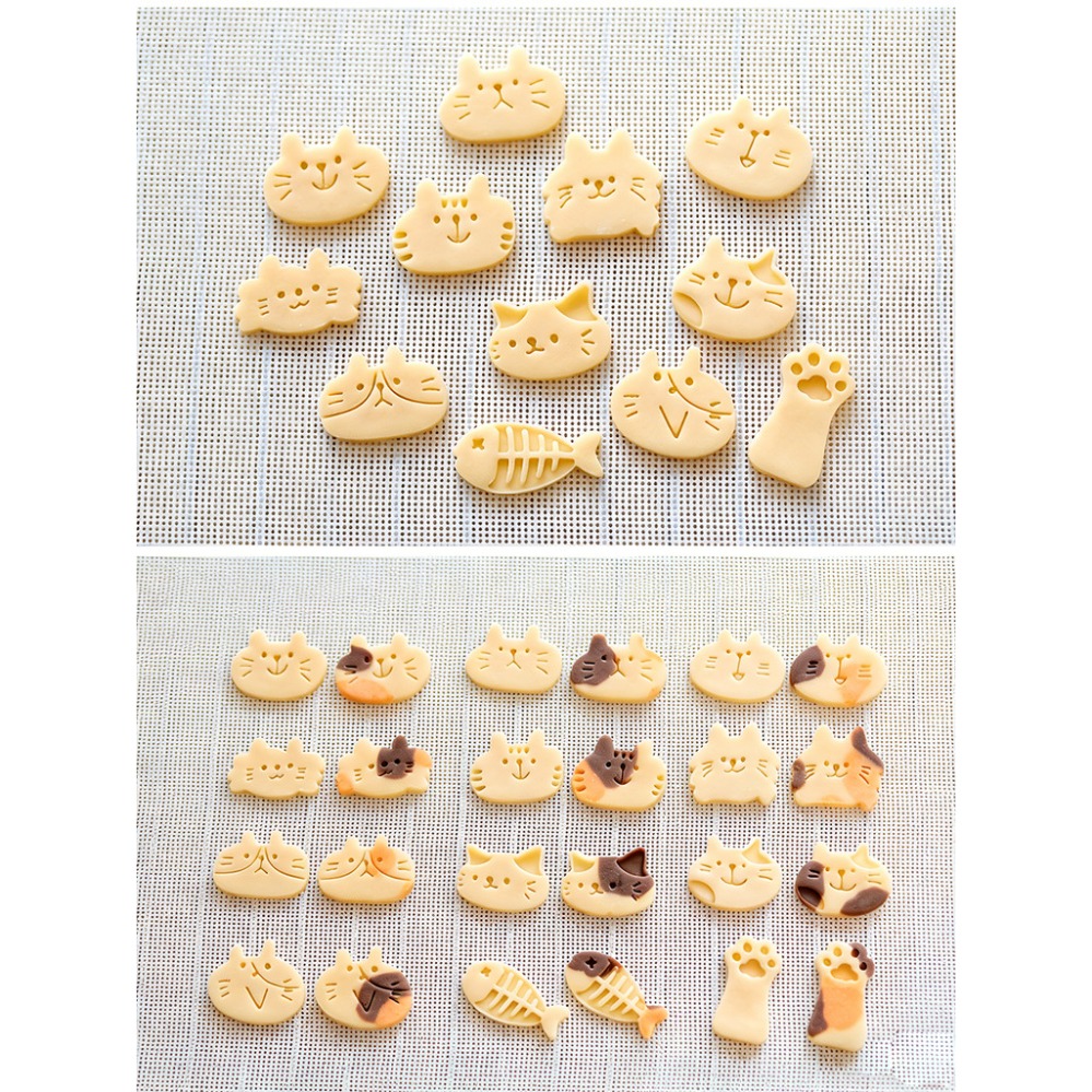 Cute Kitten DIY Stamp Cookie C - Commercial Kitchen Equipment List ulasan dan harga