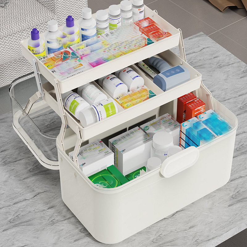 Large Capacity Clear Lid Medic - Commercial Kitchen Organiser ulasan dan harga