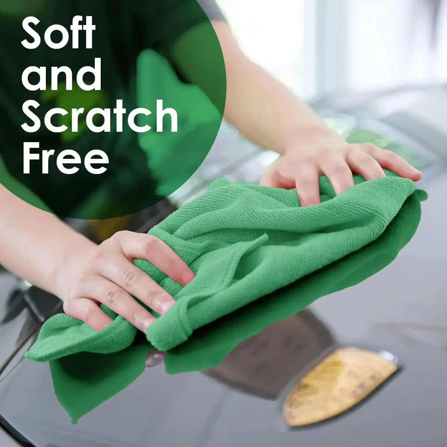 10pcs Green Soft Microfiber Cl - Commercial Kitchen Cleaning ulasan dan harga