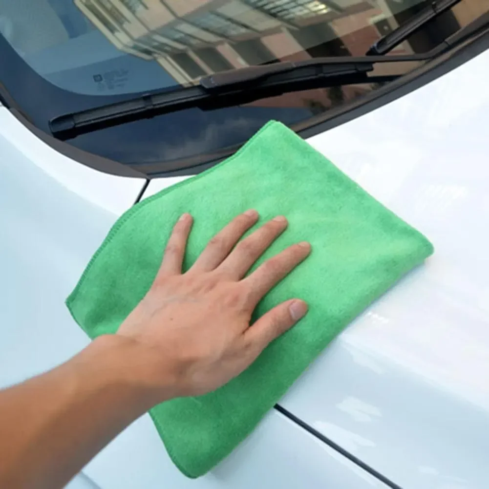 10pcs Green Soft Microfiber Cl - Commercial Kitchen Cleaning ulasan dan harga