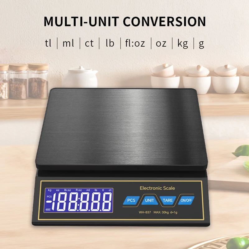 LCD Digital Kitchen Scale 30kg - Commercial Kitchen Equipment List ulasan dan harga