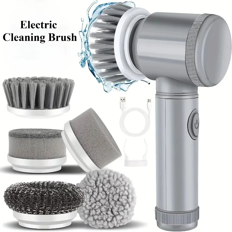 New Cordless Spin Scrubber Ele - Commercial Kitchen Cleaning ulasan dan harga